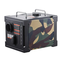 Vue de côté du chauffage portable pour chasseur