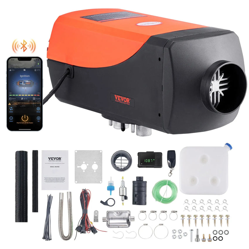 Chauffage pour Camping car avec application bluetooth