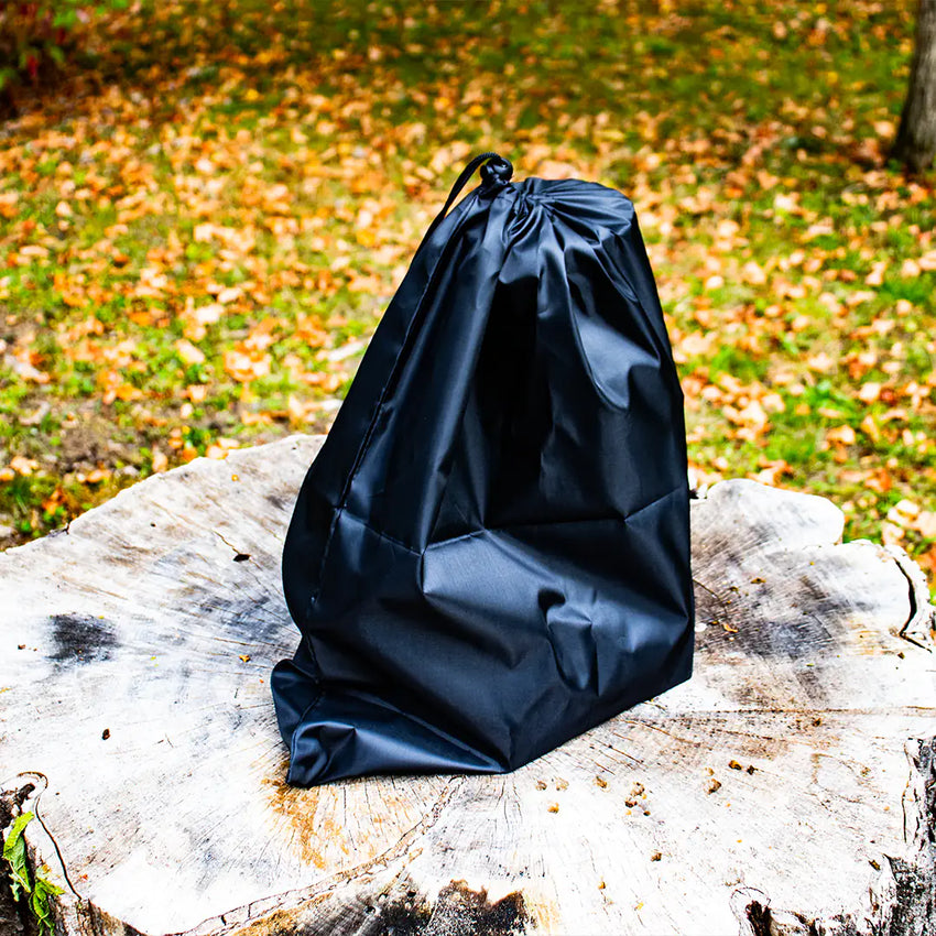 Vue dans un sac de transport