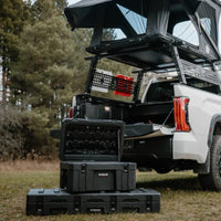 Boîte de rangement étanche de 53 Litres sur la 85 Litres