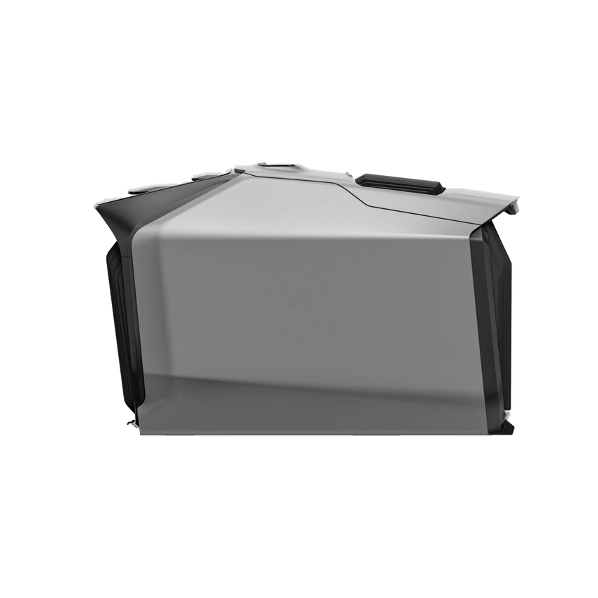 Vue latérale avec un profil épuré