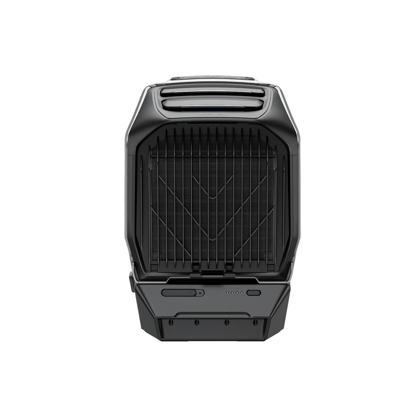 Vue de face avec la batterie supplémentaire