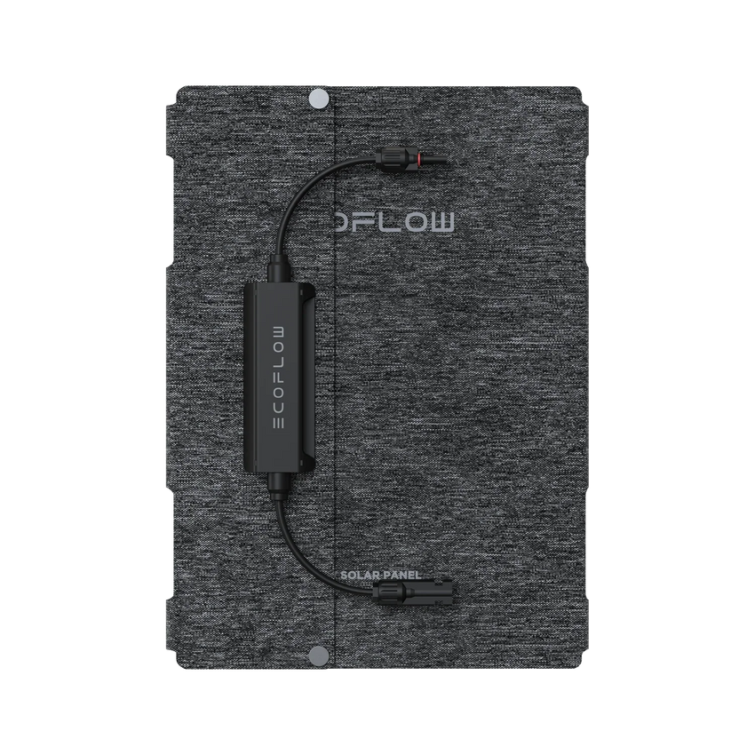 Panneau Solaire de Randonnée ecoflow de 45W plié