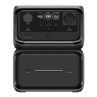 Vue de face de la batterie nomade