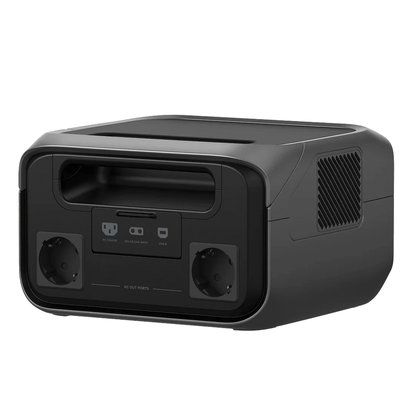 Vue arrière de la batterie nomade