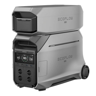 Vue de la centrale électrique portable avec son extension de batterie portative