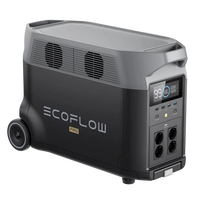 Vue de la côté de la centrale électrique portable Ecoflow