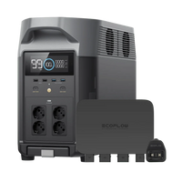 Centrale électrique portable ecoflow avec chargeur dc dc