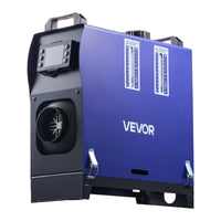 Vue de face du chauffage stationnaire au diesel pour van