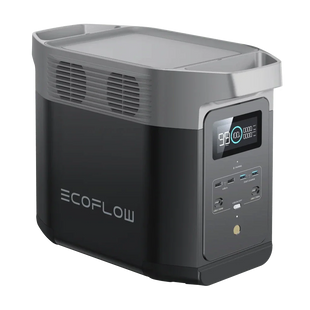 Vue de côté de la station électrique portable