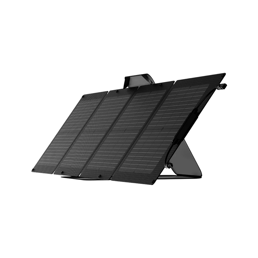 Vue de côté du panneau solaire pliable de 110W