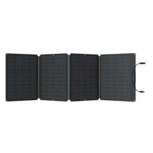 Vue du dessus du panneau solaire pliable ecoflow