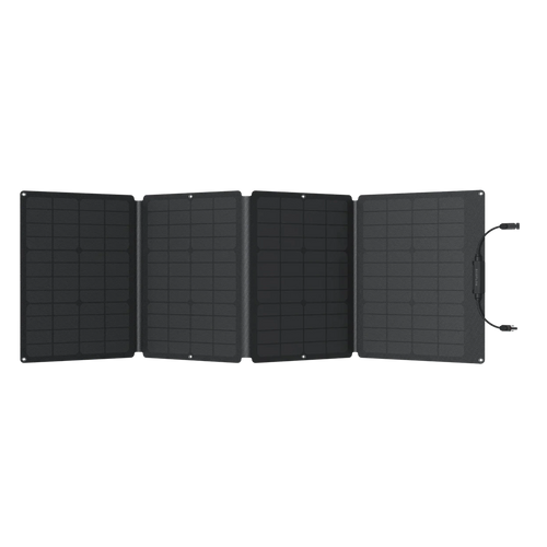 Vue du dessus du panneau solaire pliable ecoflow