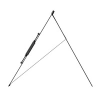 Vue latérale du support réglable pour l'inclinaison du soleil