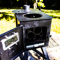 Mini Poêle à Bois portable, tout rentre dedans pour le rangement