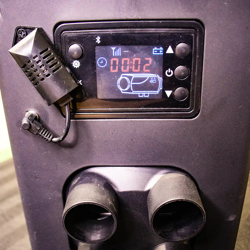 Contrôleur et écran LCD avec détecteur de monoxyde de carbone