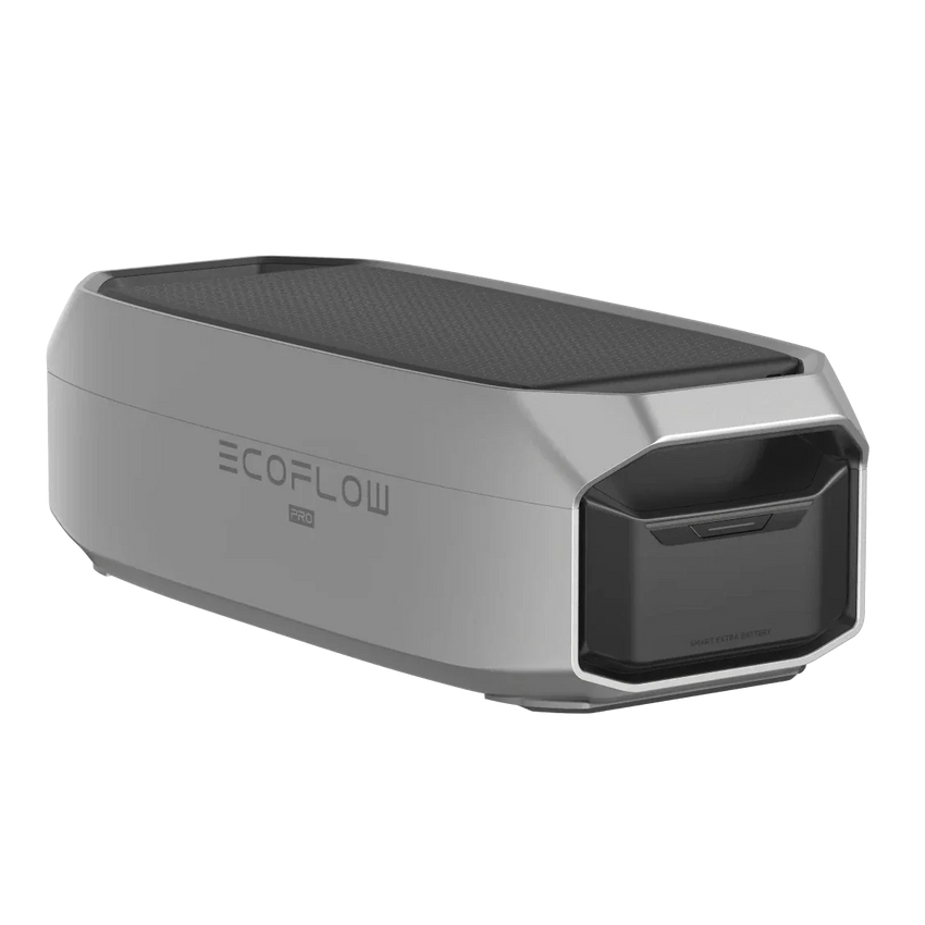 Vue de côté de l'extension de batterie portative