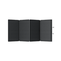 Vue lorsque le panneau solaire portable se replie