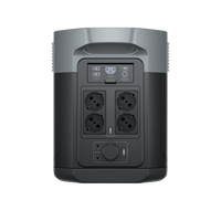 Vue arrière de la station électrique de camping