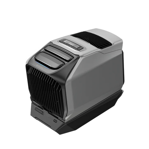 Vue de l'air climatisé pour tente avec sa batterie enfichable